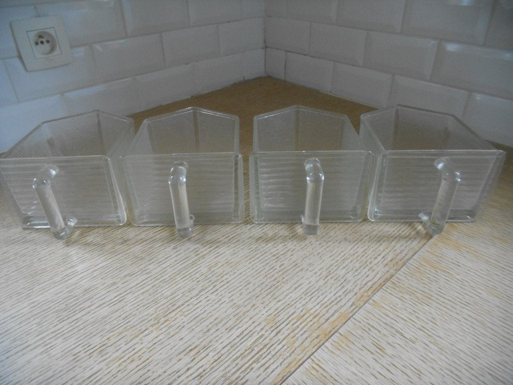Pot à épices WECK (4 tiroirs en verre) Cuisine - art déco ll, Antiquités & Art, Enlèvement ou Envoi
