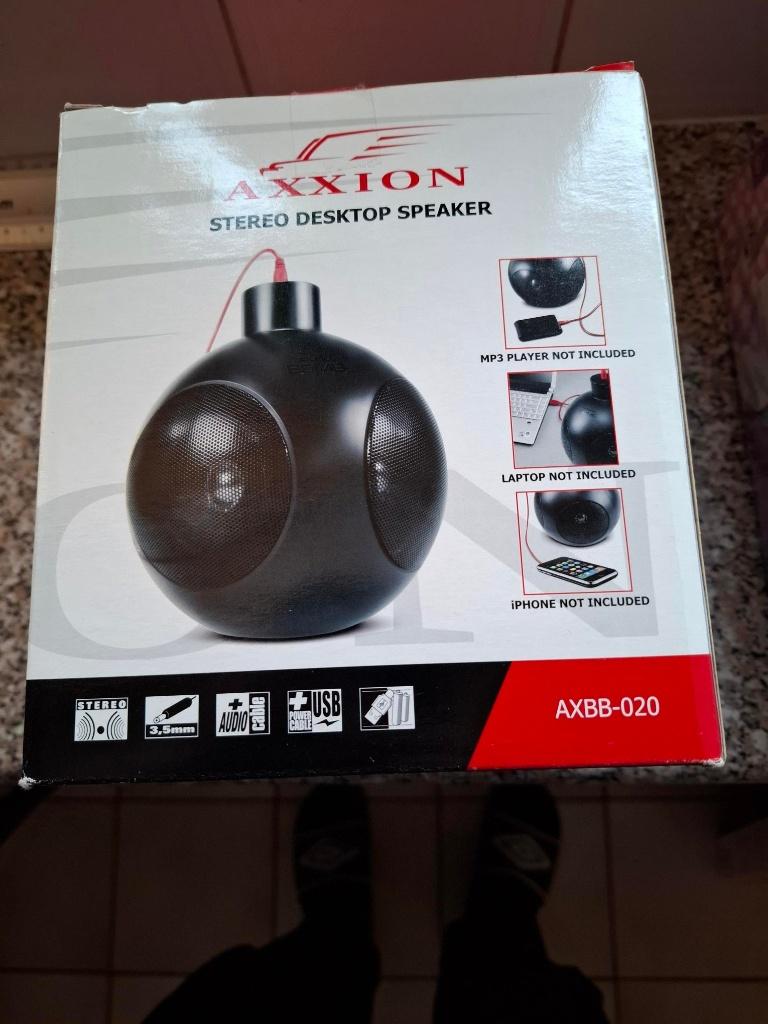 Axxion AXBB-020 Stereo Desktop Speaker, Audio, Tv en Foto, Ophalen of Verzenden, Nieuw, Speakers, Overige merken