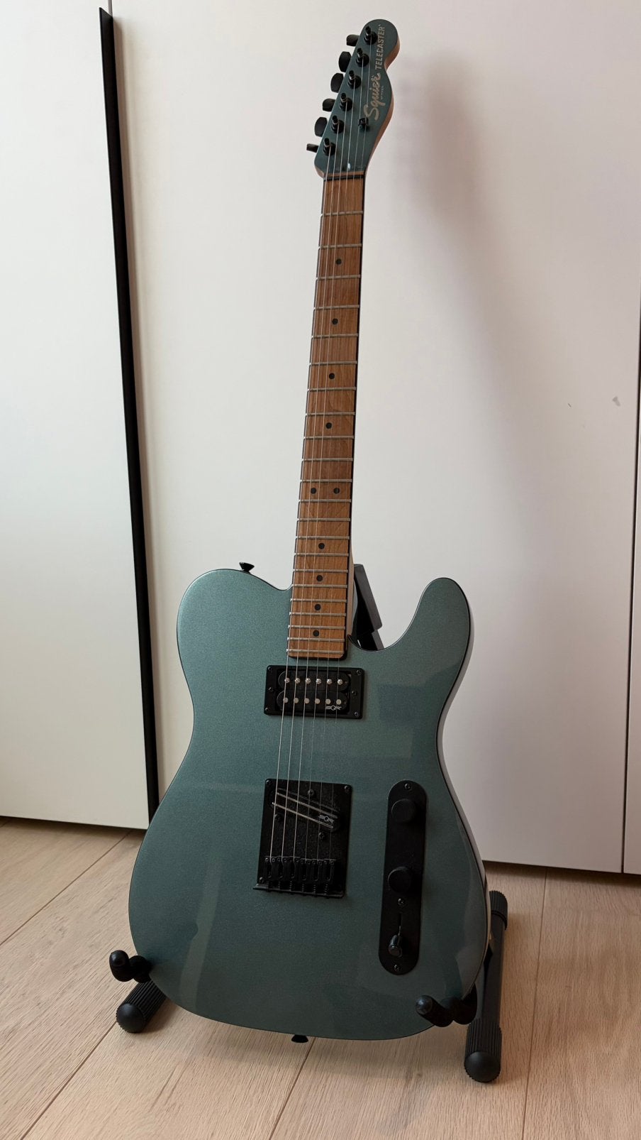 Squier contemporary telecaster gunmetal (limited edition), Ophalen, Nieuw, Solid body