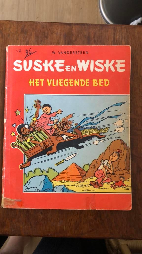 Suske en wiske het vliegende bed nr 36 eerste druk?, Ophalen of Verzenden, Zo goed als nieuw
