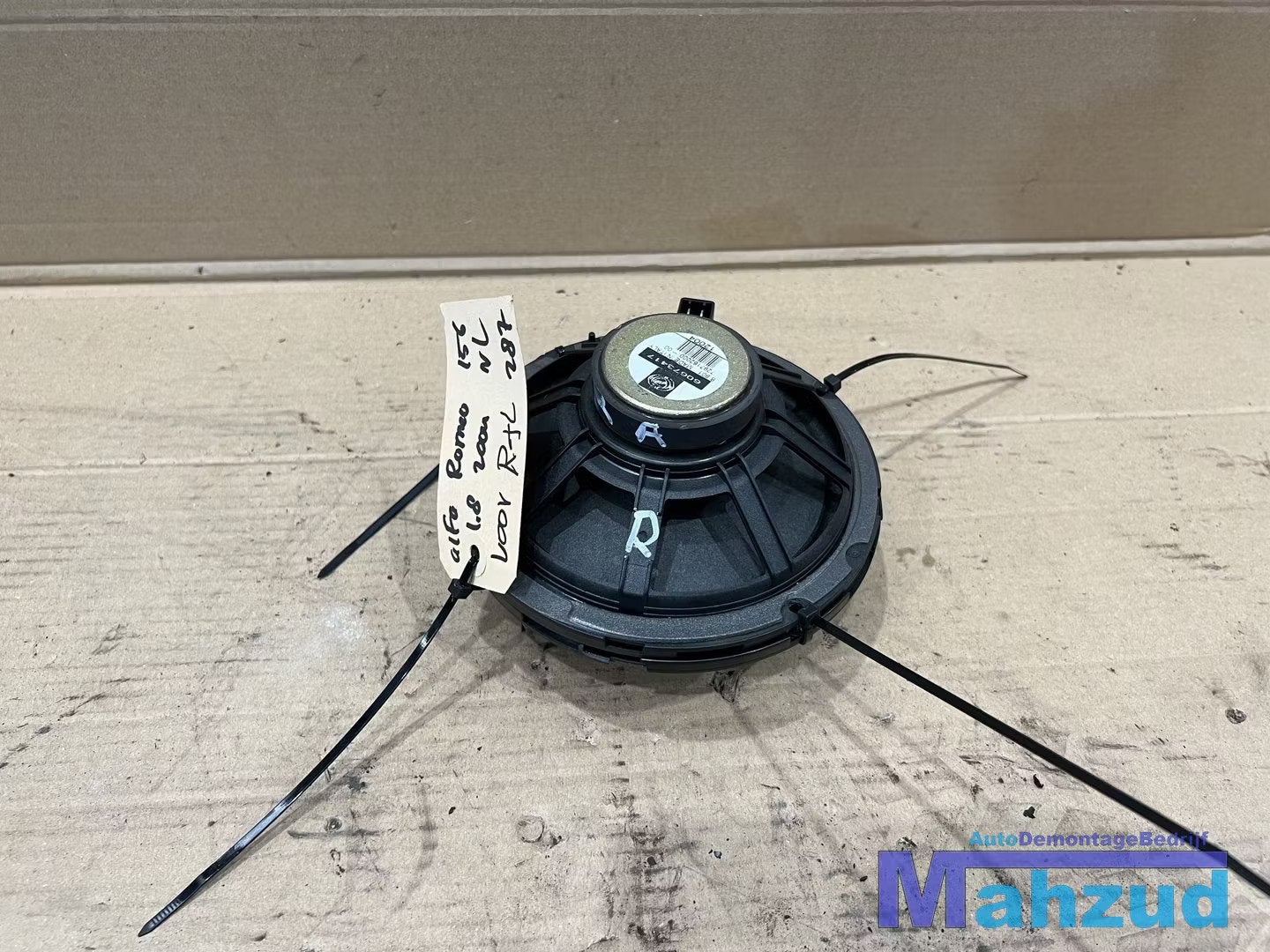 ALFA ROMEO 156 Links rechts voor speaker box 1997-2005, Gebruikt, Dpofca@stellantis.com, Stellantis Europe S.p.A., Alfa Romeo