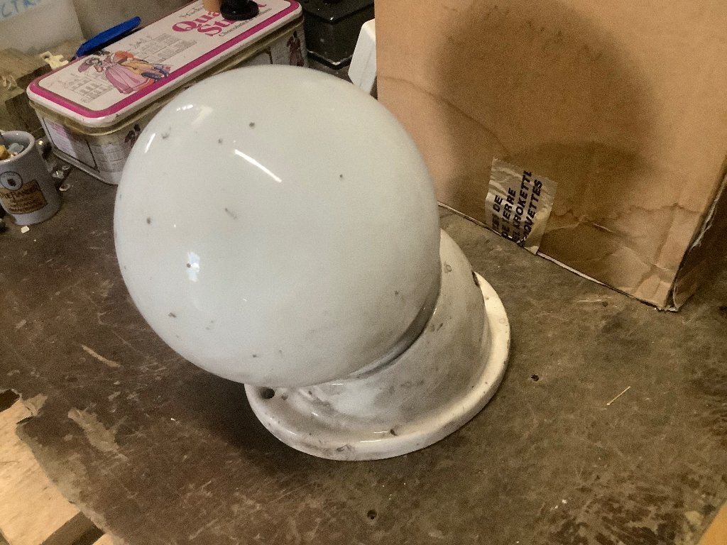 Antieke muurlamp porselein, Antiek en Kunst, Antiek | Verlichting, Ophalen