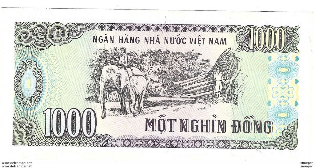 vietnam 1000 dong 1988 106a unc, Timbres & Monnaies, Enlèvement ou Envoi, Asie du Sud Est, Billets en vrac