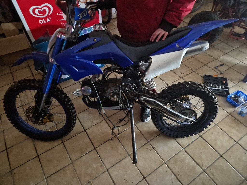 Dirt bike 125cc grand roue, Fietsen en Brommers, Ophalen, Gebruikt, 125 cc, Dirtbike