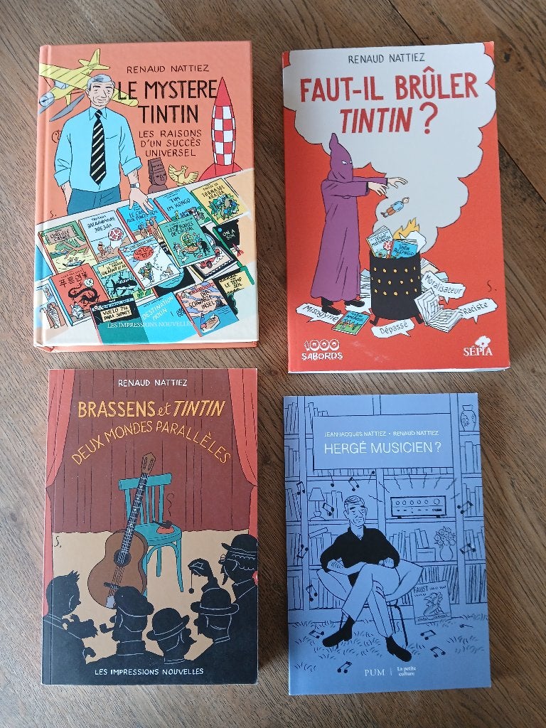 livres "Hergé "dédicacés Renaud Nattiez (offre par livre), Enlèvement, Neuf, Hergé