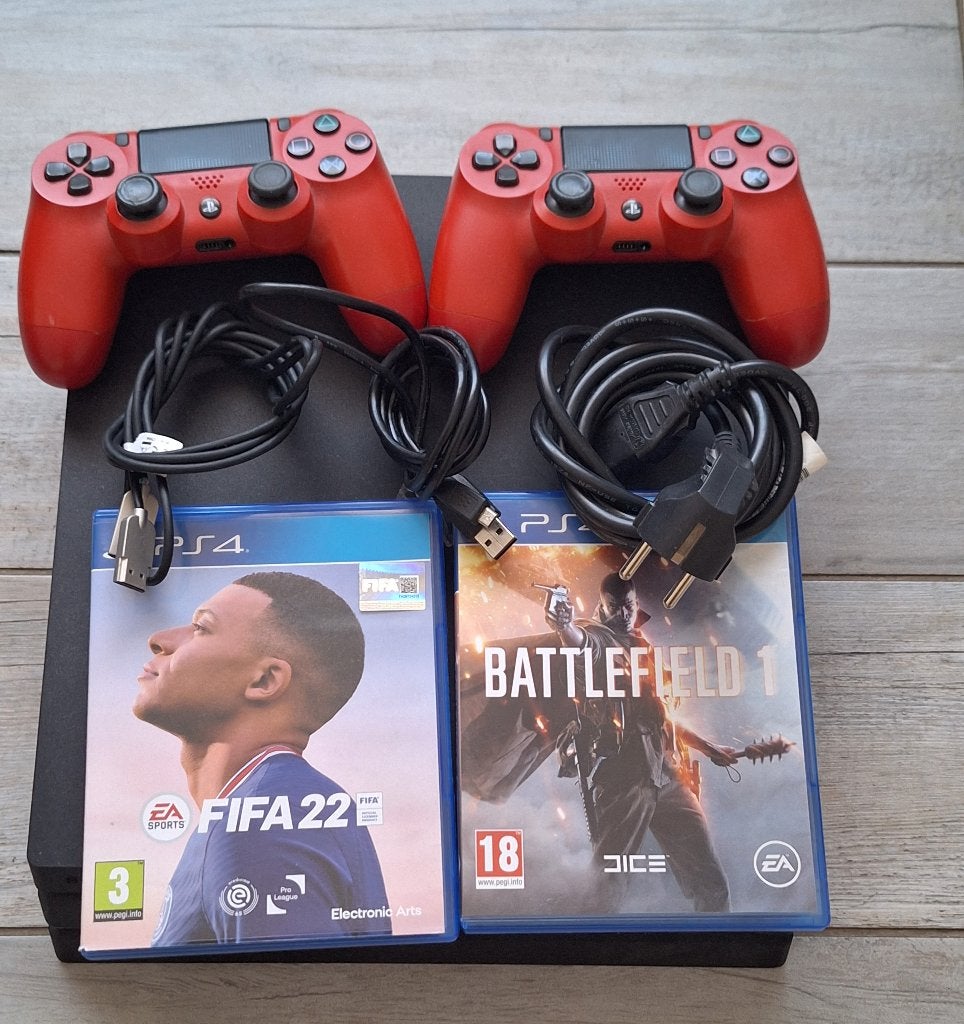 PS4 PRO 1 TB, Games en Spelcomputers, Spelcomputers | Sony PlayStation 4, Ophalen, Met 2 controllers, 1 TB, Pro