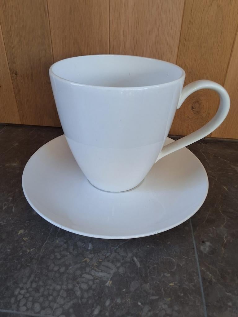 XXL koffietas met schotel – Cosy & Trendy – 22 cm hoog, Verzamelen, Ophalen of Verzenden