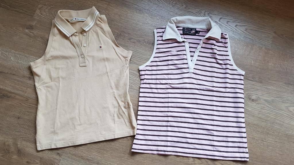 2 polo's / topjes Tommy Hilfiger en River woods maat Smal, Tommy hilfiger, Overige kleuren, Ophalen of Verzenden, Gedragen