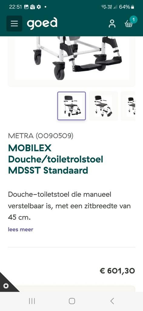 wc stoel, Enlèvement