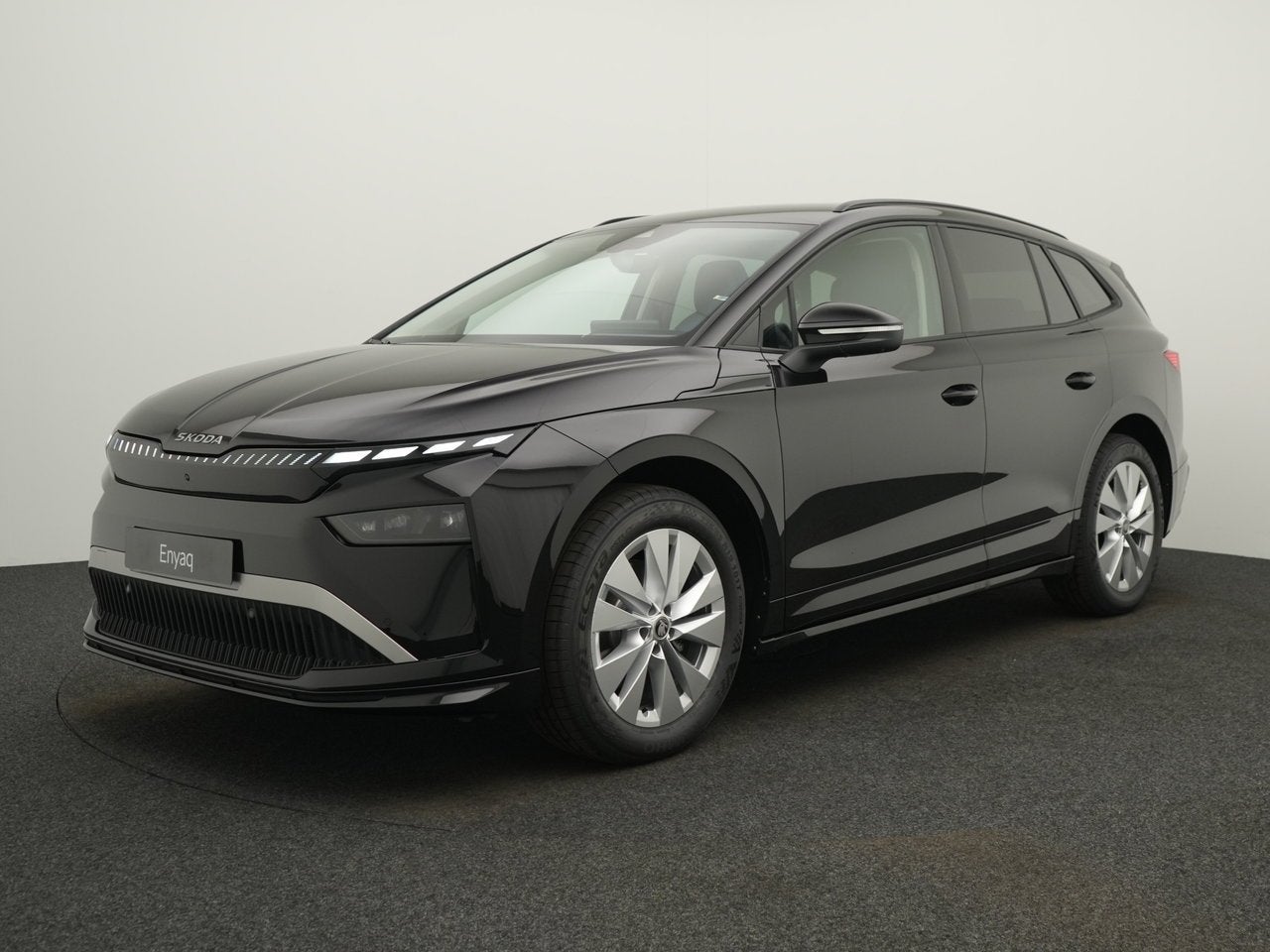 Skoda  Enyaq 60 Corporate 63 kWh 150 kW 1v, Automaat, Bi-Xenon koplampen, Zwart, Elektrisch
