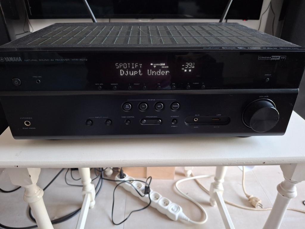 Yamaha MusicCast HTR-4072 + 5.1 Surround incl NS-SW050, Audio, Tv en Foto, Home Cinema-sets, Gebruikt, 5.1-systeem, Overige spelers