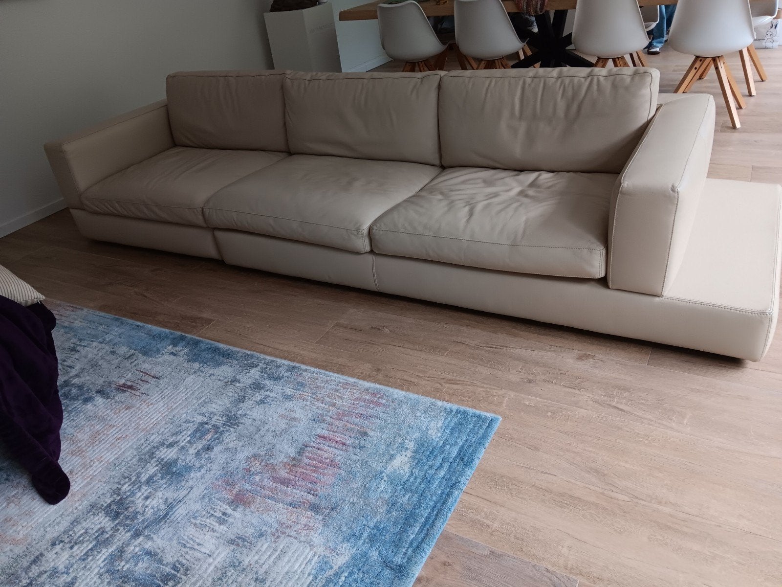 Design zetel leder, Ophalen