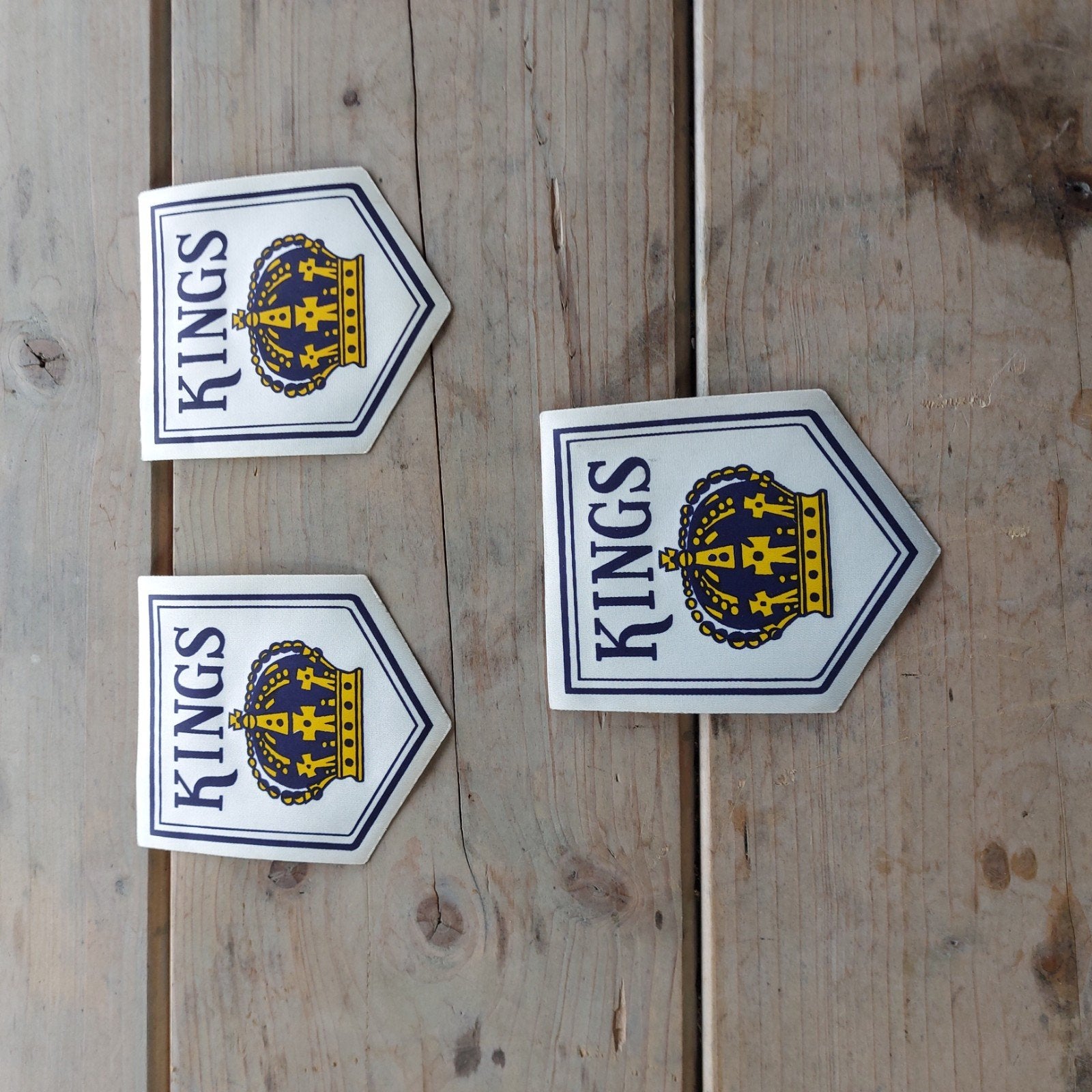 vintage los Angeles kings patches, Sport en Fitness, Ophalen of Verzenden, Zo goed als nieuw, Kleding
