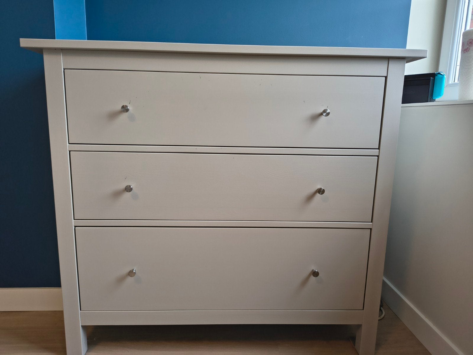 Ladekast Hemnes Ikea grijs geverfd, Huis en Inrichting, Ophalen