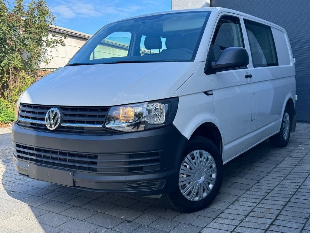 VW Transporter T6 2.0 TSI utilitaire léger à cabine double, Autos, Cuir, Entreprise, Entretenue par le concessionnaire, 5 portes