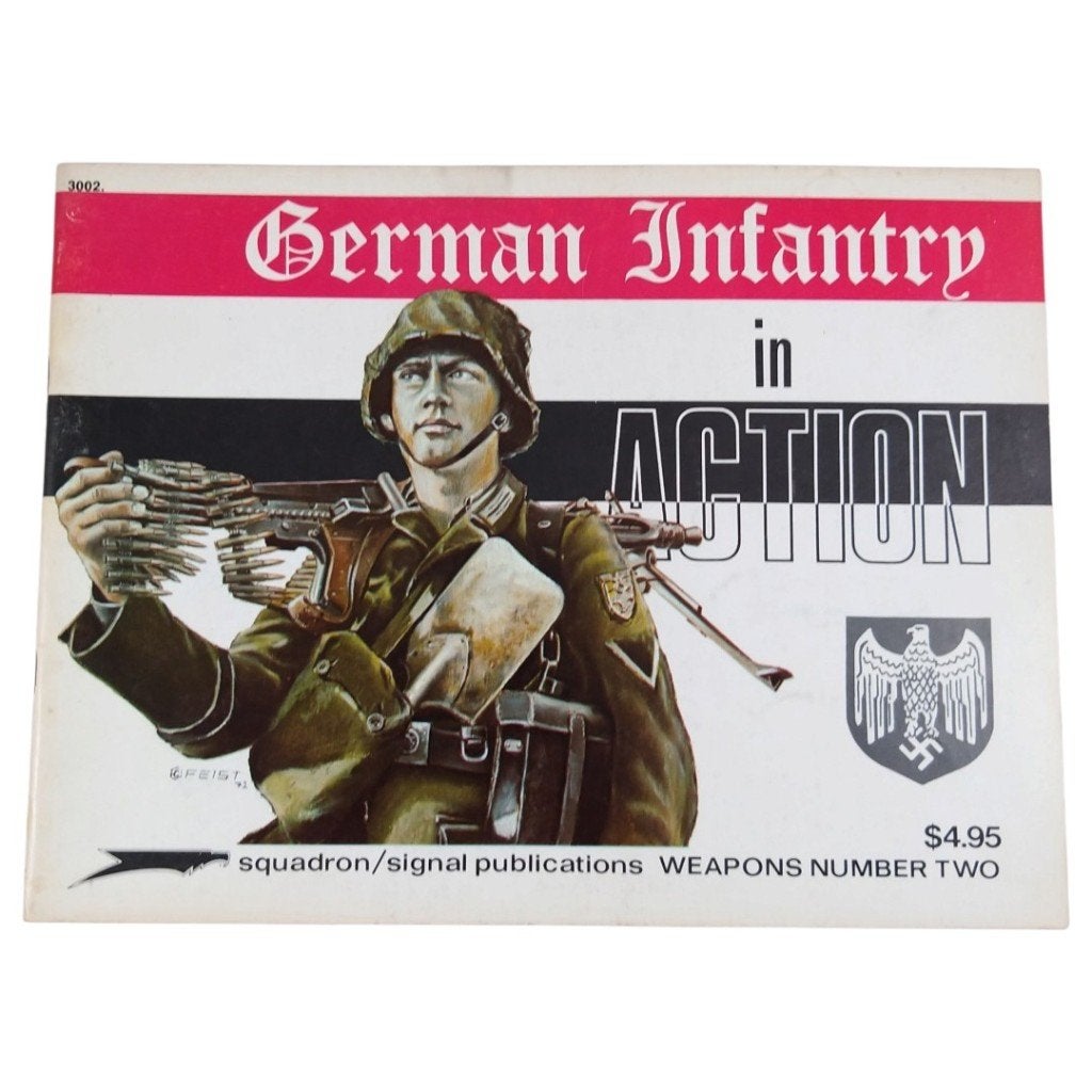 'German Infantry in Action' - Squadron/Signal Publications, Ophalen of Verzenden, Tweede Wereldoorlog, Gelezen, Algemeen