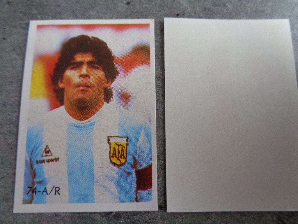 Imprimé de football ED. Coupe du monde REYAUCA MARADONA, Envoi, Comme neuf