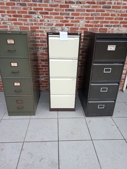 dossierkasten  /  archiefkasten in metaal., Huis en Inrichting, Ophalen, Minder dan 50 cm, Gebruikt, 100 tot 150 cm