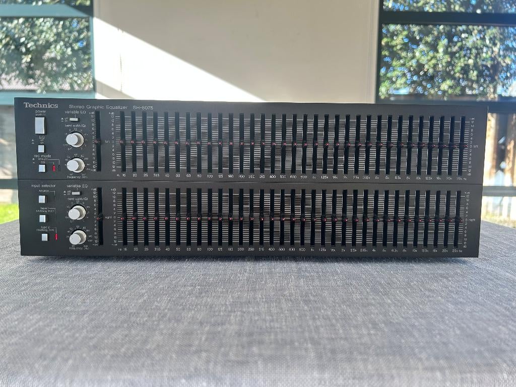 Technics SH-8075 – High‑End Grafische Equalizer, Autres marques, Moins de 60 watts, Comme neuf, Enlèvement