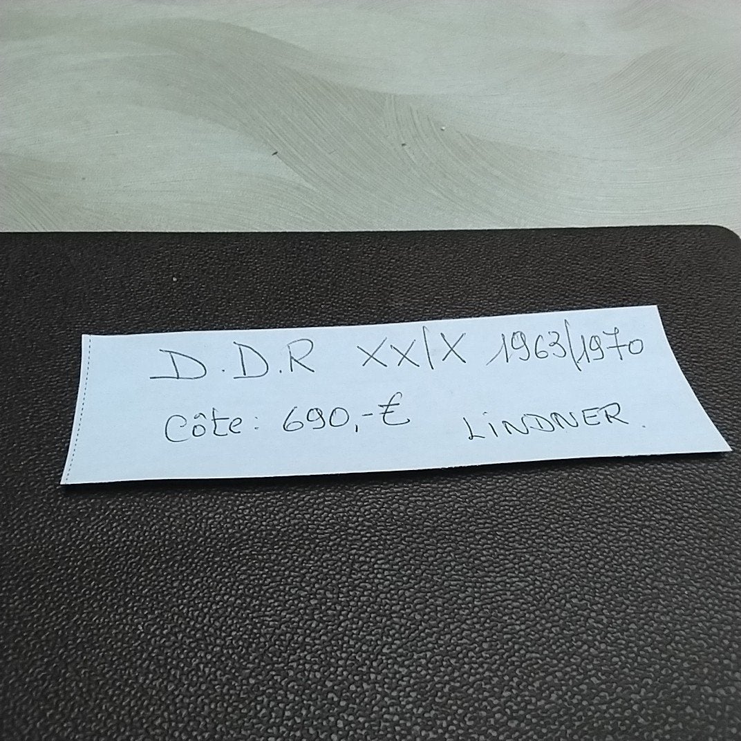DDR XX/X 1963/1970 cote 690,00 € LINDNER ALBUM, Postzegels en Munten, Ophalen of Verzenden