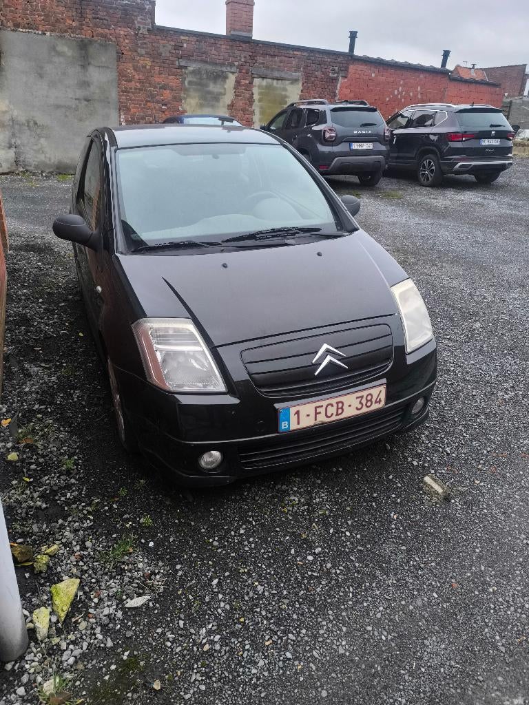 Voiture Citroën c2 vts, Autos, Boîte manuelle, Noir, Particulier, Tissu