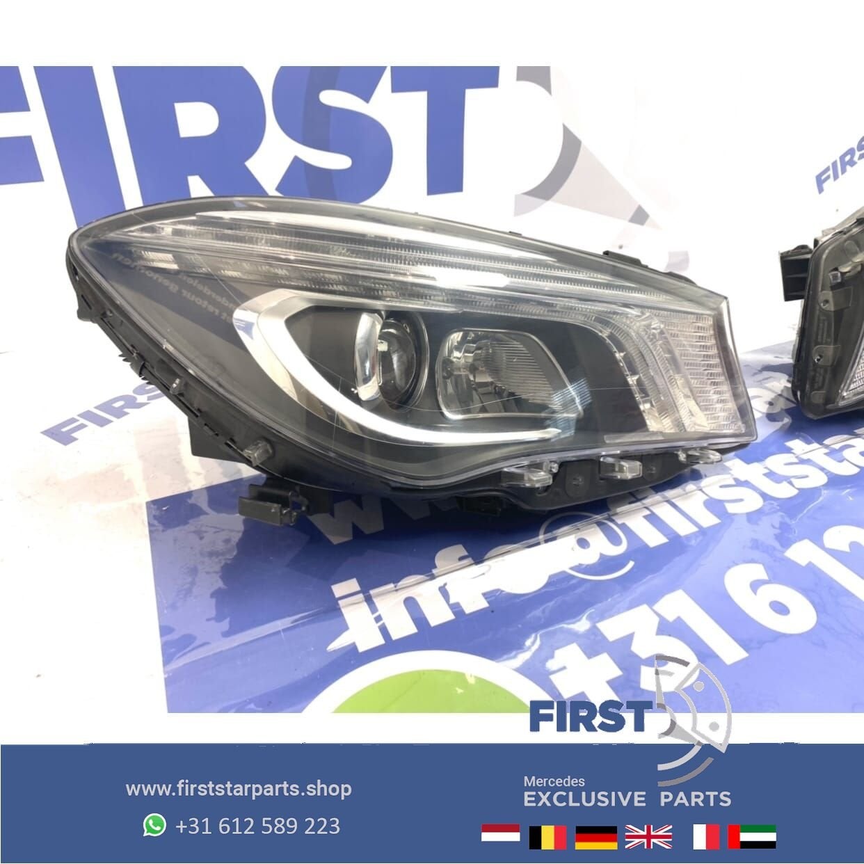 W117 CLA ILS KOPLAMP RECHTS 2013-2016 origineel Mercedes INT, Gebruikt, -, Ophalen of Verzenden, -