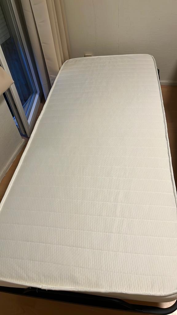 Lit pliant Verona 90/200 cm, Enlèvement, Neuf, 200 cm, Matelas