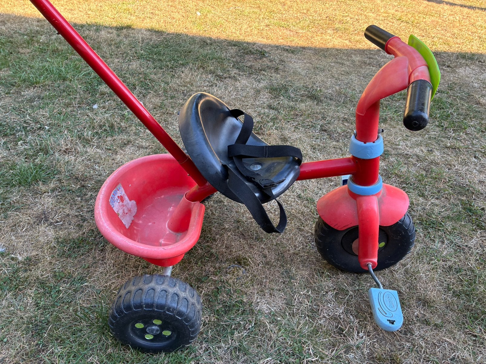 Driewielertje met duwstang, Fietsen en Brommers, Ophalen, Gebruikt, Duwstang