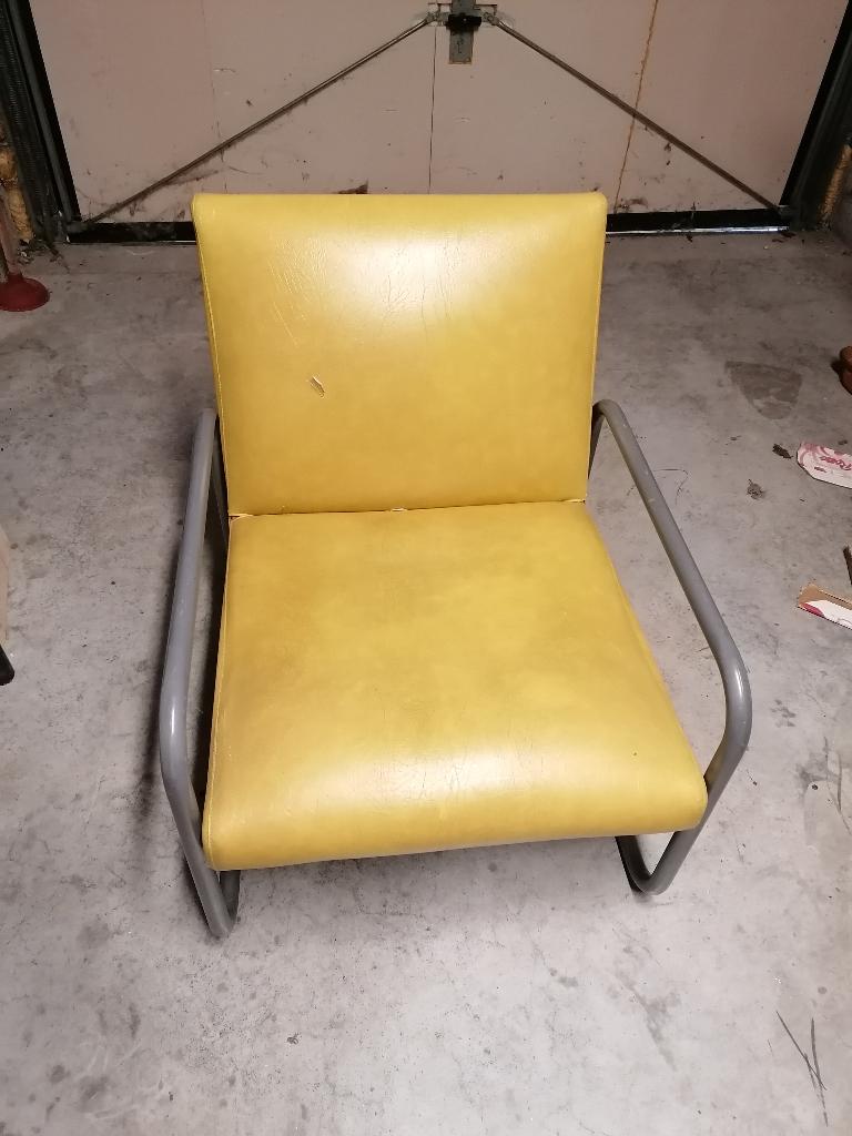 4 fauteuils vintage tubax, Ophalen, Gebruikt, Tubax