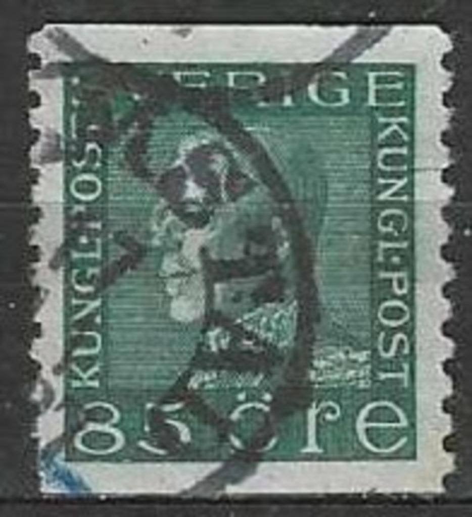Suède 1925/1926 - Yvert 200 - Roi Gustave V (ST), Envoi, Suède, Affranchi