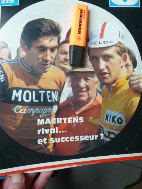 10 Miroir du cyclisme Année 1976, en SUPER état. Merckx, etc, Livres, Enlèvement ou Envoi, Utilisé, Course à pied et Cyclisme
