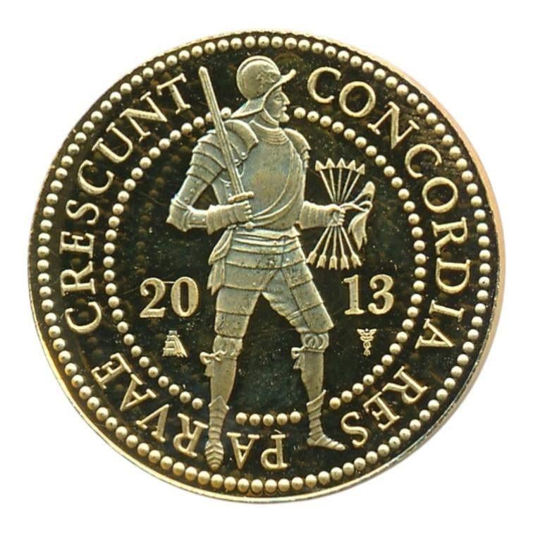 Nederland Gouden Dubbele Dukaat 2013, Ophalen of Verzenden, Goud