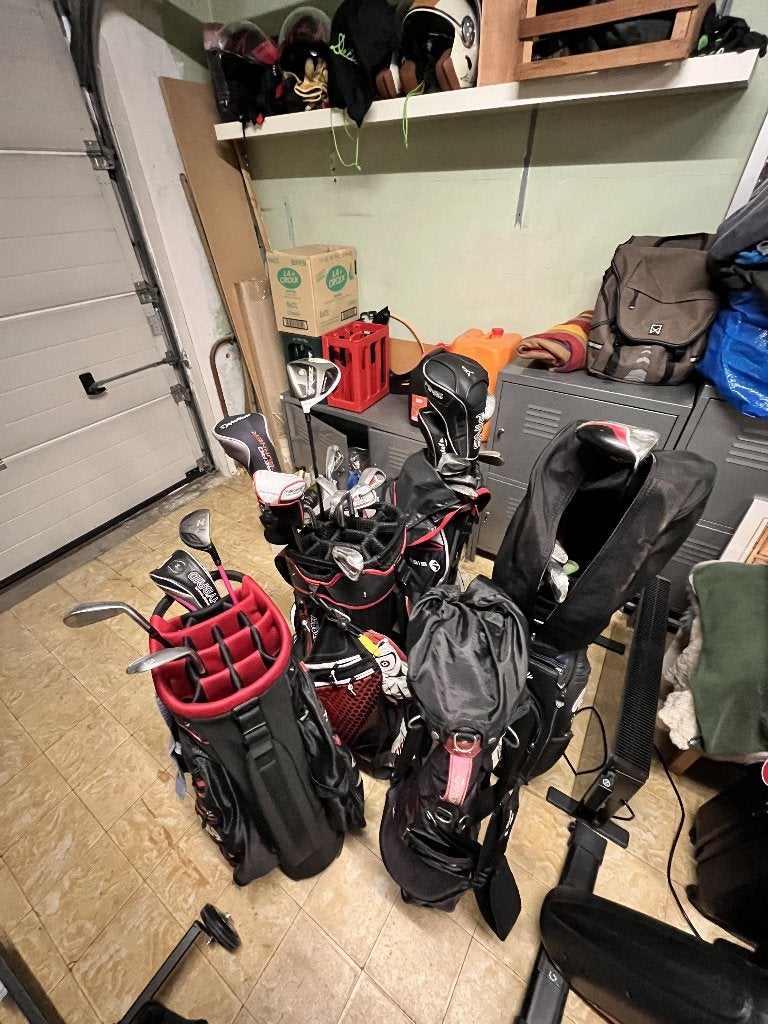 Golfmateriaal - weg wegens overlijden, Sport en Fitness, Golf, Ophalen, Zo goed als nieuw, Overige typen
