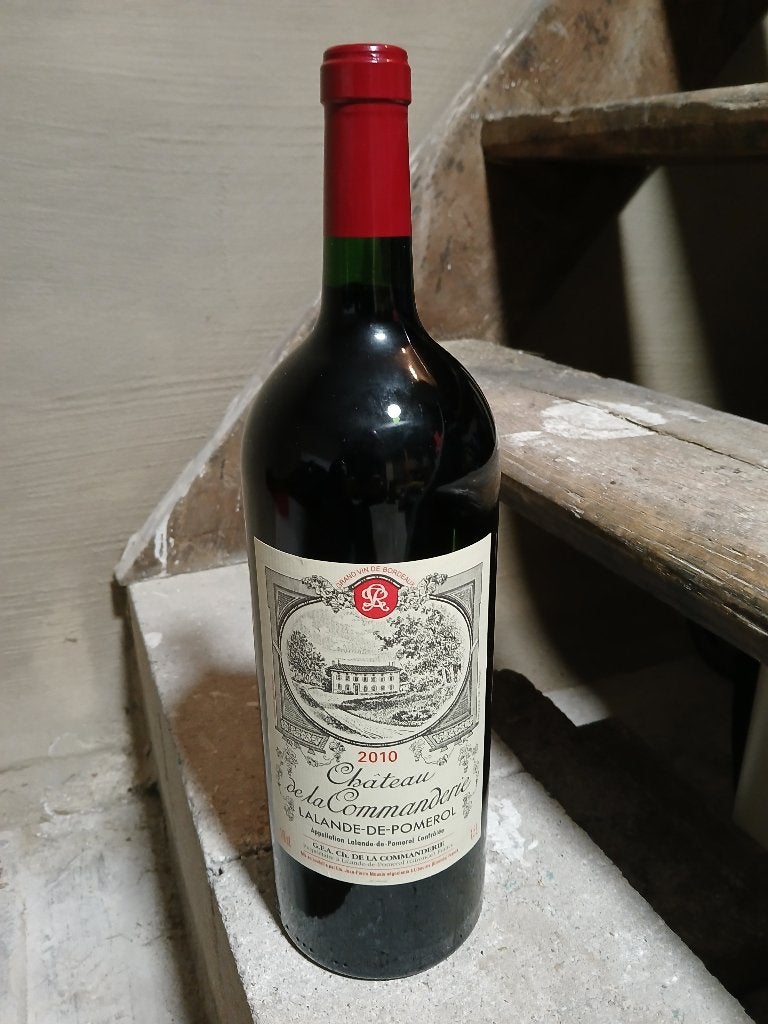 Chateau de la commanderie Lalande de pomerol 2010, 1.5 liter, Comme neuf, Enlèvement, Vin rouge, France