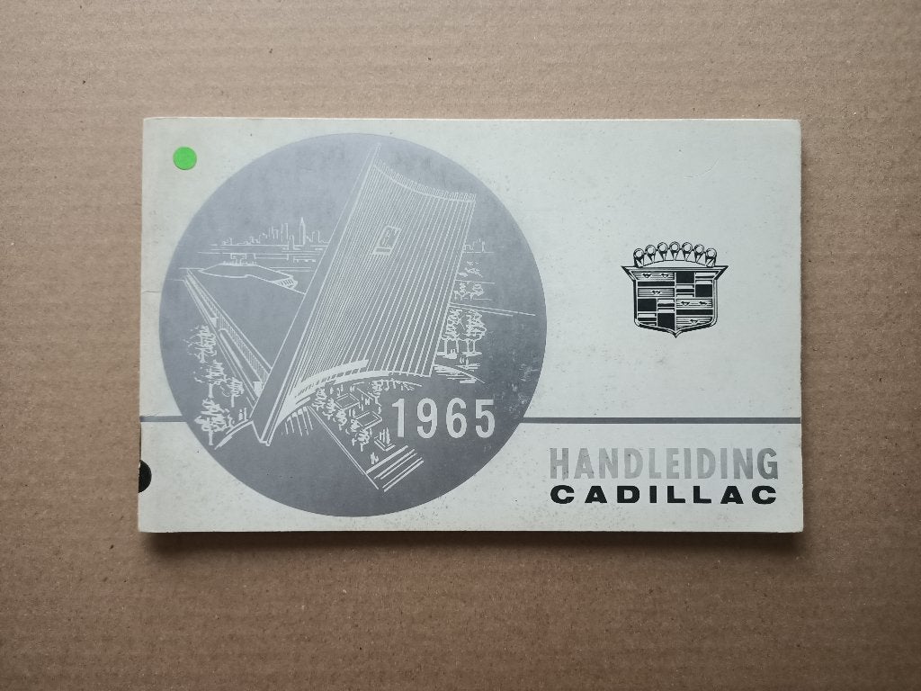 Handleiding: Cadillac Fleetwood/ Sevety-Five (1965), Envoi