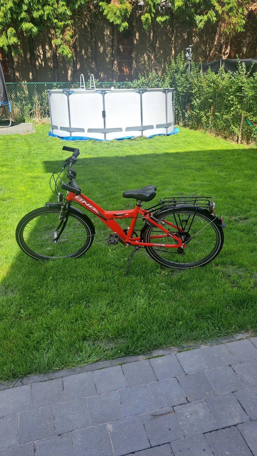 Rode jongensfiets BNB powerkid 24", Fietsen en Brommers, Ophalen