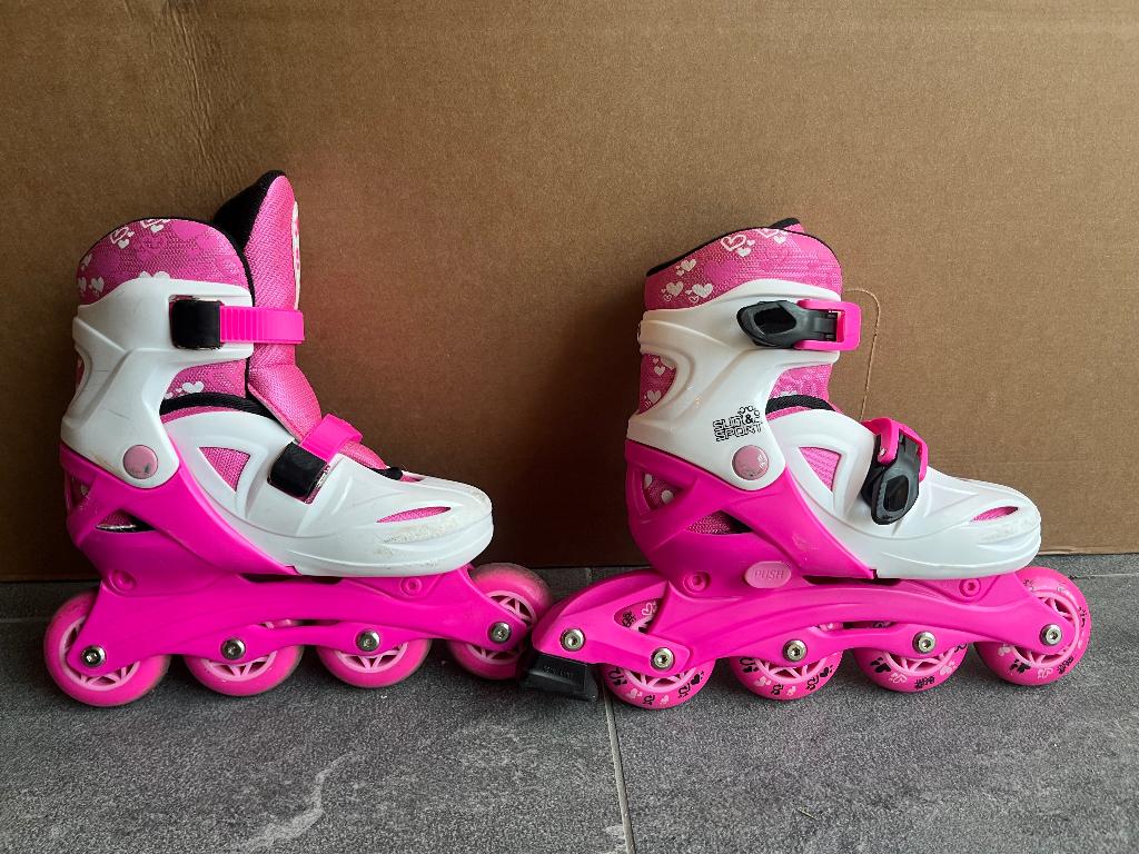Rollers, enfants, fille, Rollers 4 roues en ligne, Comme neuf, Enlèvement, Enfants