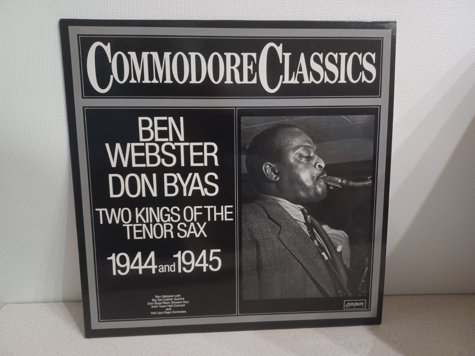 Jazz Lp Ben Webster. Don Byas, CD & DVD, Enlèvement ou Envoi, Jazz, LP