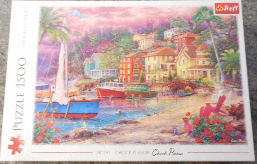 trefl puzzel 1500 stukjes on golden shores nieuw., Ophalen of Verzenden, Nieuw