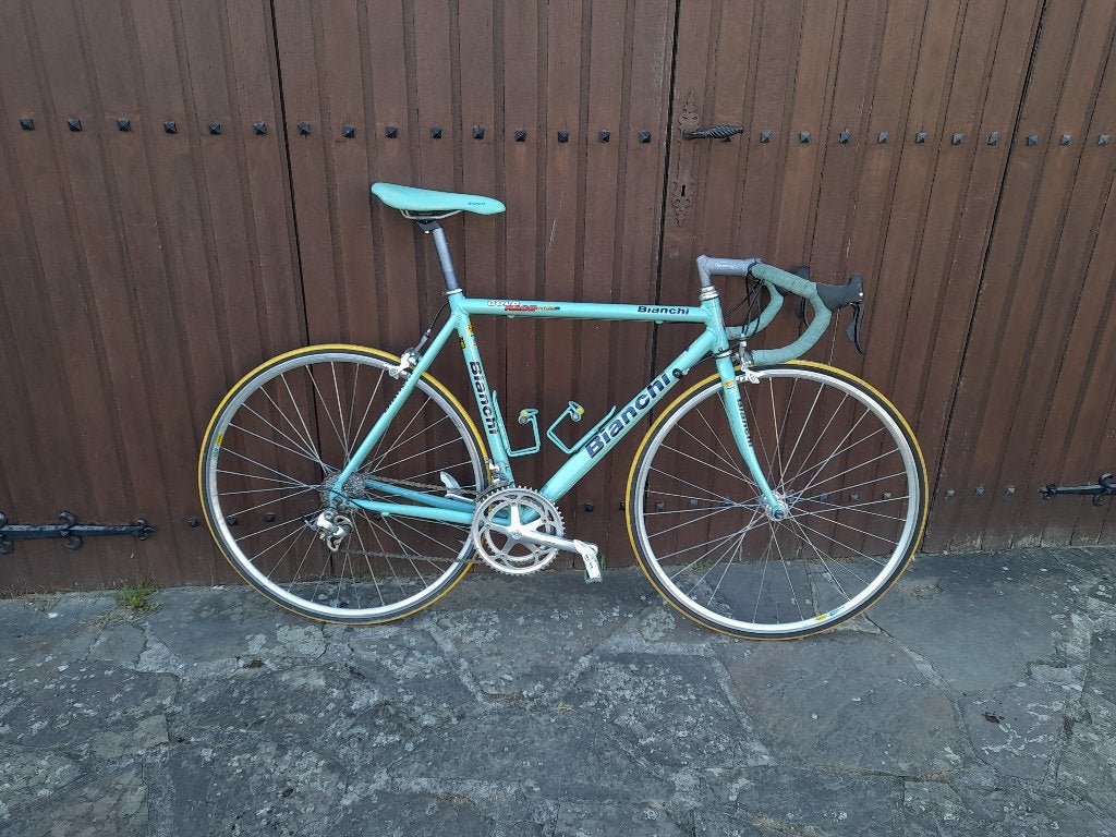 Bianchi racefiets klaar om te rijden, Fietsen en Brommers, Ophalen, Aluminium, Zo goed als nieuw, 53 tot 57 cm