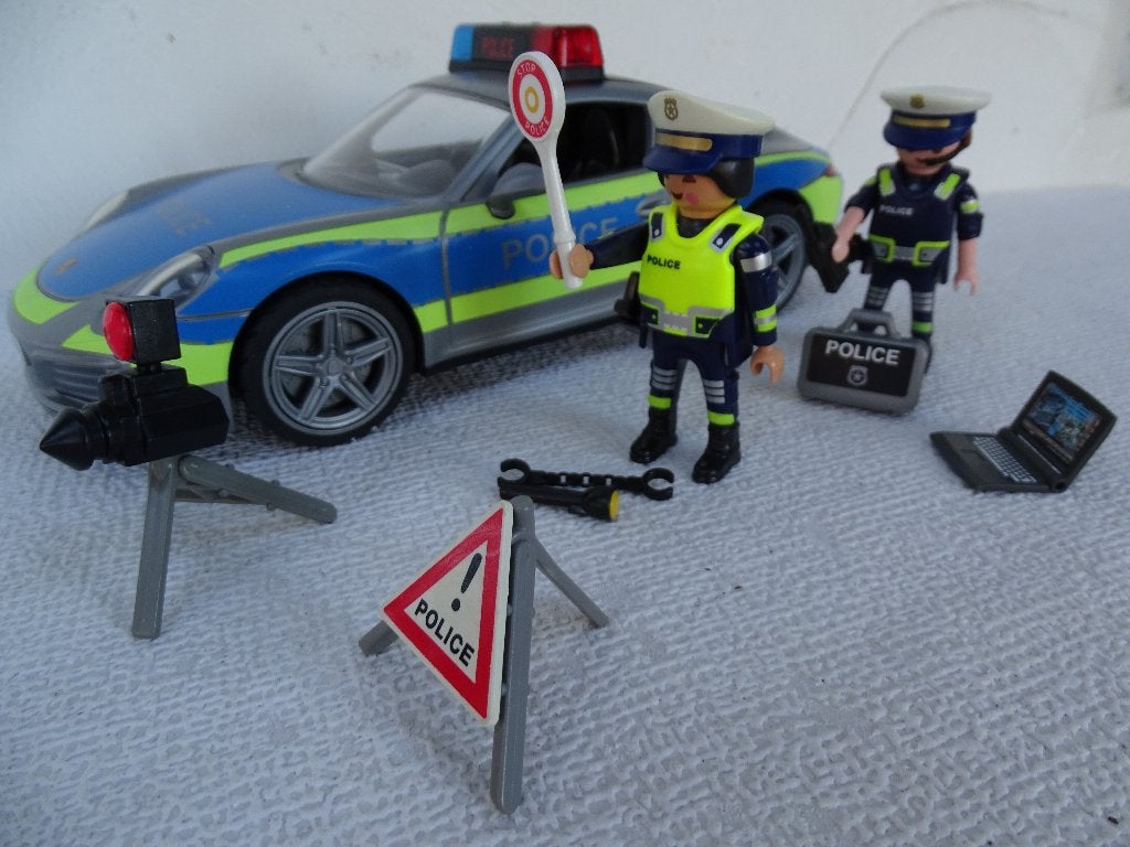 Playmobil Politie Porsche, Enlèvement ou Envoi, Comme neuf, Kit complet, Véhicule