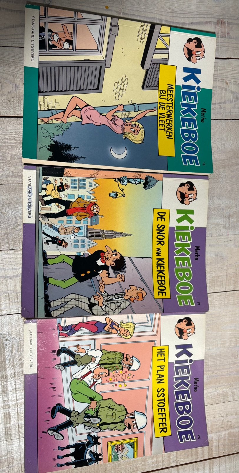 Kiekeboe nrs 16-23-25, Ophalen of Verzenden, Zo goed als nieuw