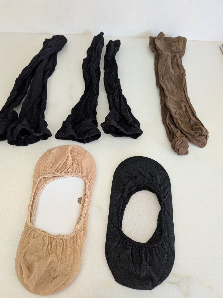 Nieuw : kniekousen + voetsokken ( footies), Vêtements | Femmes, Chaussettes & Bas, Enlèvement ou Envoi, Neuf, Brun, Socquettes et Bas genoux