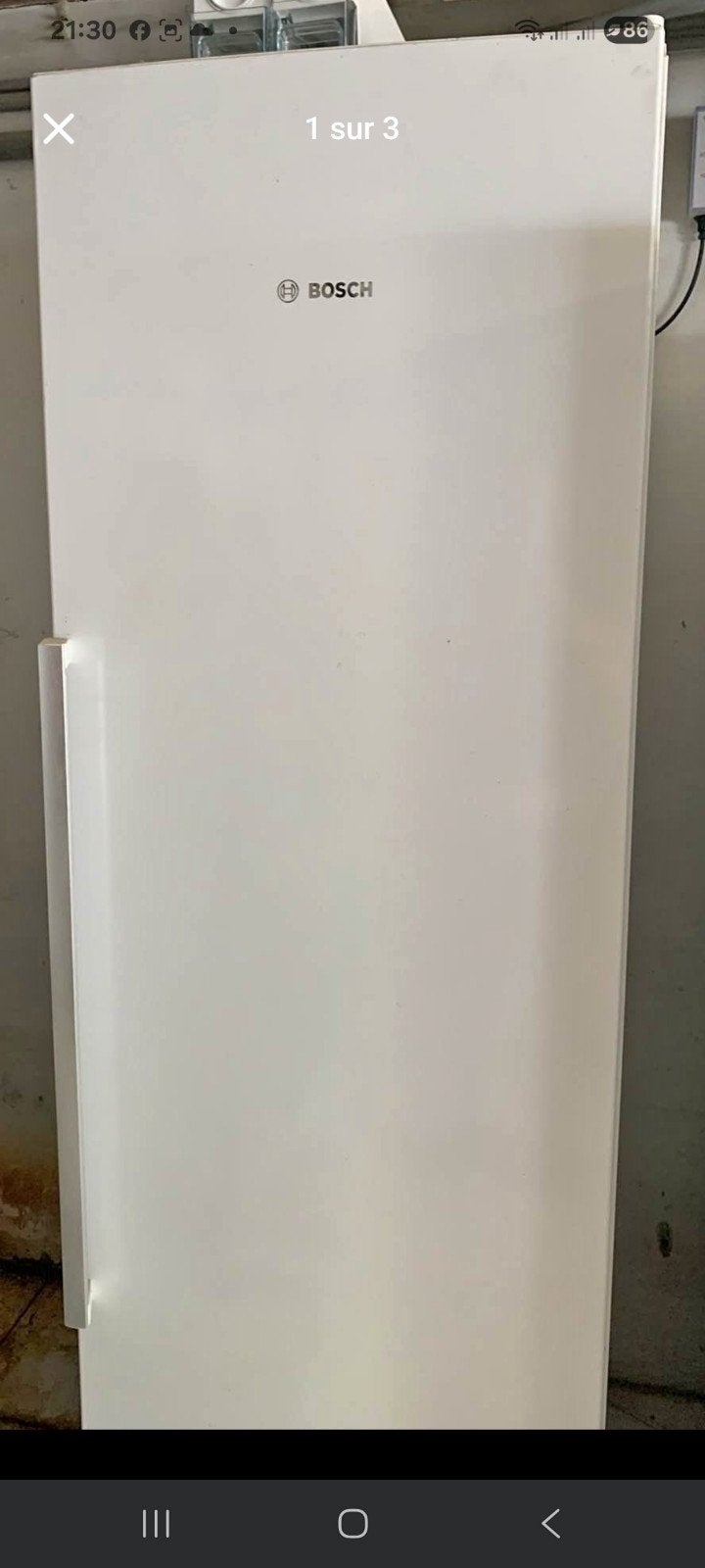 Congelateur bosch no frost 1m90 de hauteur, Electroménager, Congélateurs, Enlèvement ou Envoi