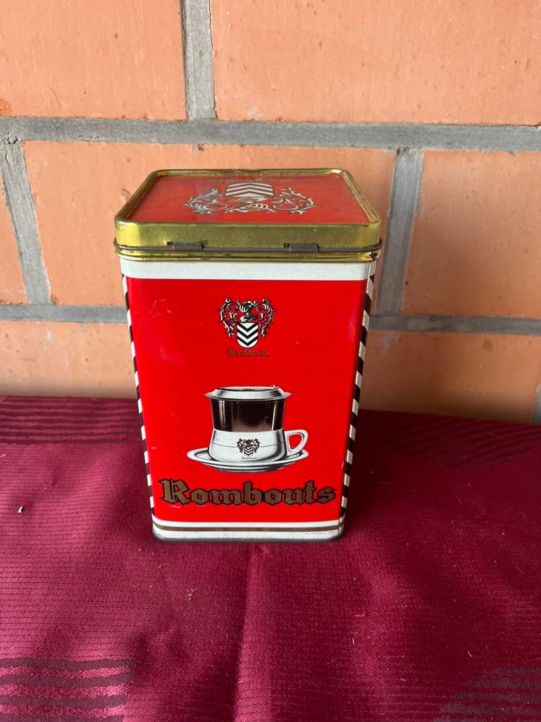 Blikken doos rombouts, Verzamelen, Blikken, Ophalen of Verzenden, Gebruikt