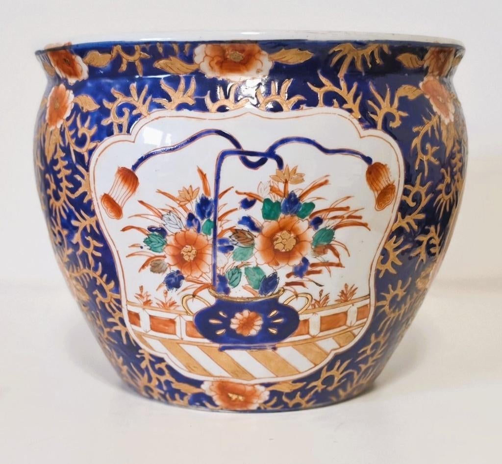 Bloempot in Imari porselein., Antiek en Kunst, Ophalen of Verzenden
