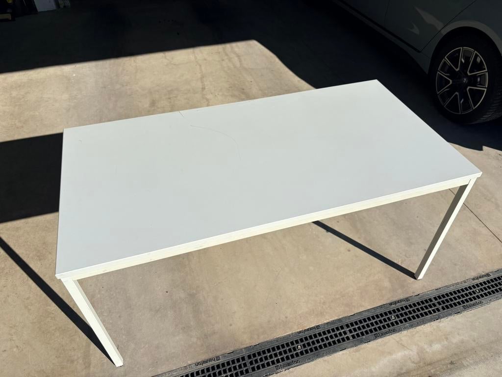 Table de bureau 160x80cm, Ophalen, Gebruikt, Grijs