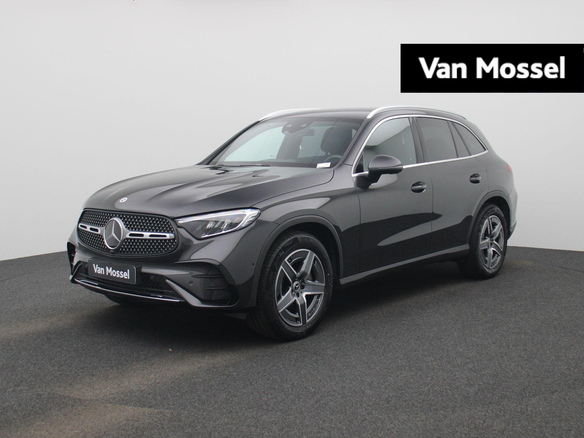 Mercedes-Benz GLC 300 d 4MATIC + AMG LINE + TREKHAAK +, Auto's, Mercedes-Benz, Automaat, 269 pk, Stof, Zwart