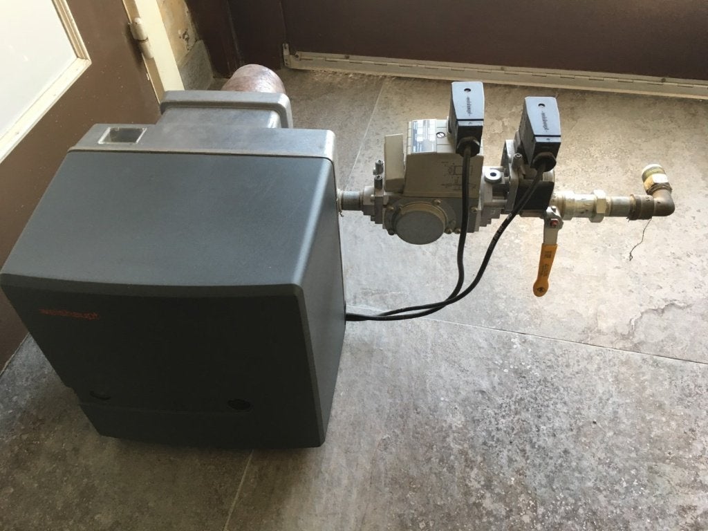 Weishaupt brander wg5n/1-a 50KW op aardgas, Ophalen, Gebruikt