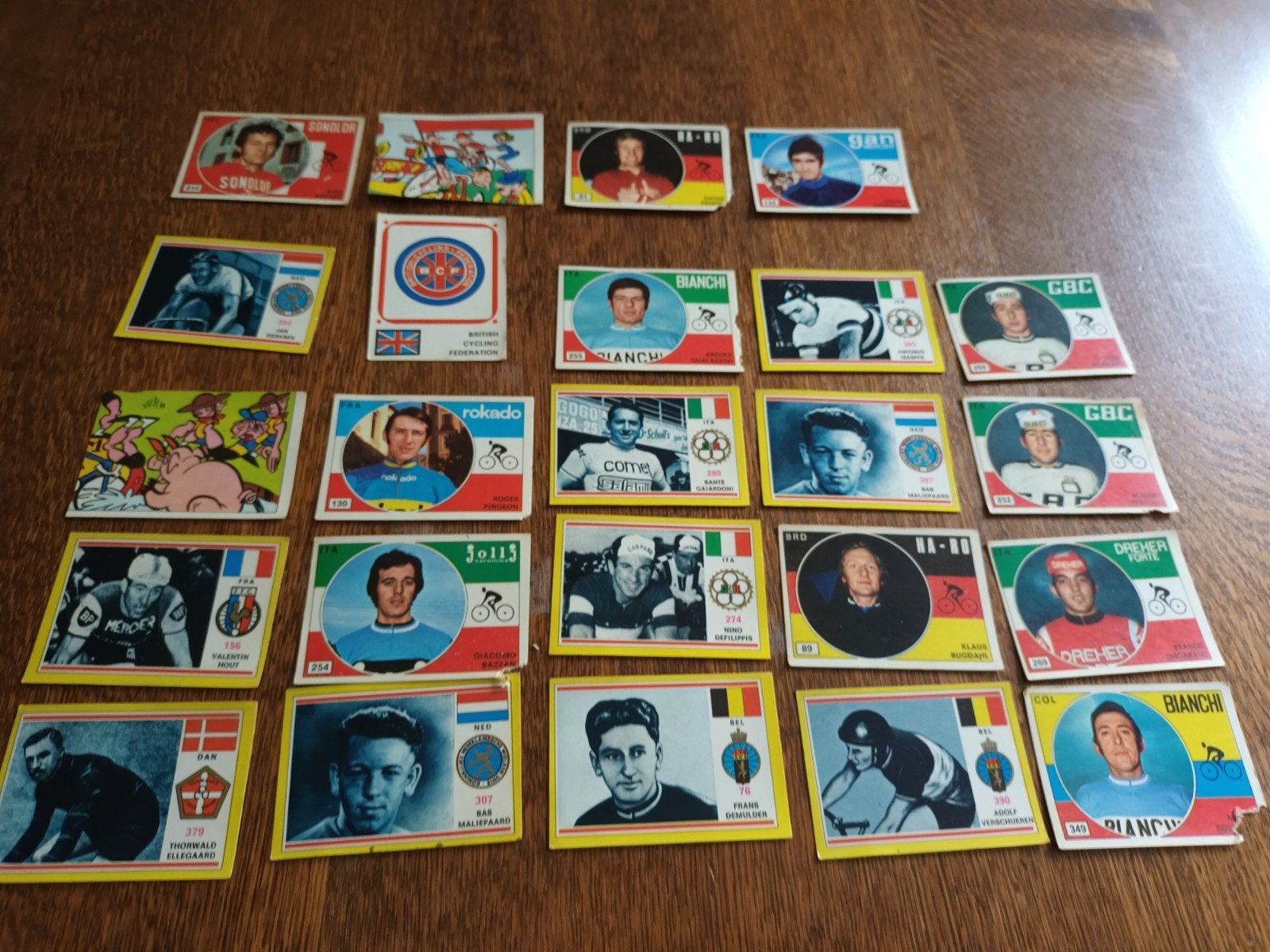 Panini Sprint 73 wielrenstickers – Ongeplakt!, Ophalen of Verzenden